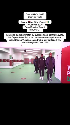 Côte d'Ivoire vs Égypte: Quart de Finale CAN 2025