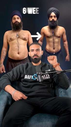 95K views · 4.1K reactions | Jatinder veer  ONLY 6 week Body Transformation by using Automatic Fasting Planner 18-6 Plan. Great Dedication. @harrymander @pinkajarg @fastingtechnique | Harry Mander | Facebook