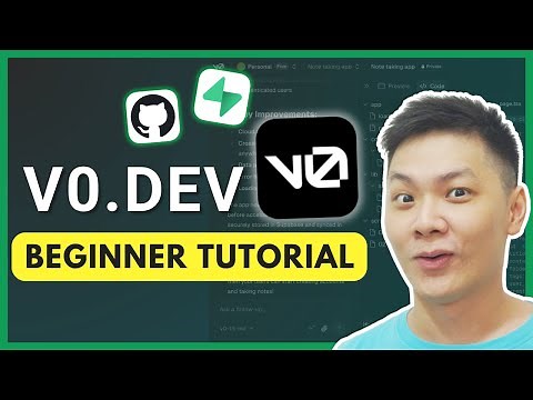 How to use v0.dev by Vercel For Beginners (Include Latest Features)