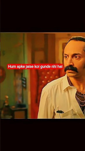 Ham aapke Jaise gunde nahin ☠️ Aavesham Fragment Slowed Edit #aavesham #4kedit #attitude #bollywood