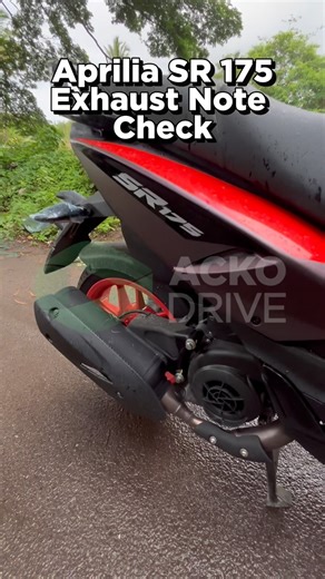 AckoDrive on Instagram: "APRILIA SR 175 SOUNDS... Do you like the exhaust note of the new 174 cc engine on the SR 175? Let us know👇🏻 #aprilia #sr150 #sr160 #sr175 #exhaust #exhaustsound #exhaustsystem #throaty #scooter #bearacer #apriliaindia #sporty #sport #italian"