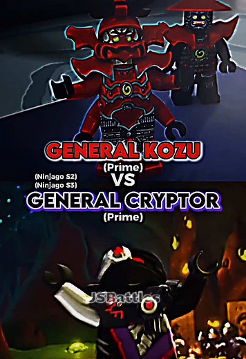 General Kozu vs General Cryptor Battle in Ninjago