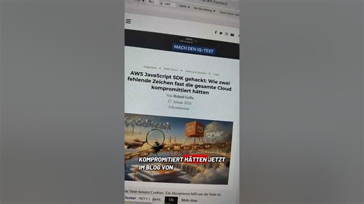 AWS JavaScript SDK gehackt wie zwei fehlende Zeichen fast die gesamte Cloud kompromittiert hätten