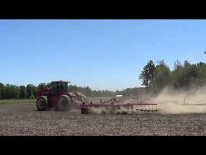 Spring Tillage in Ohio with a Versatile 375 Tractor pulling a Sunflower Soil finisher