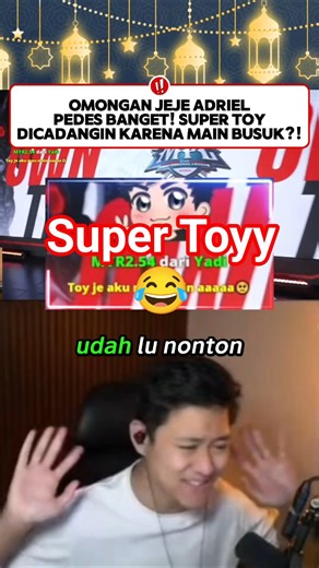OMONGAN JEJE ADRIEL PEDES BANGET! SUPER TOY DICADANGIN KARENA MAIN BUSUK?! @JejeAdriel20 #mpl