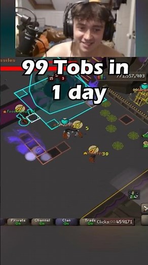How I did 99 Tobs in 1 Day...#shorts #osrs #osrsclips