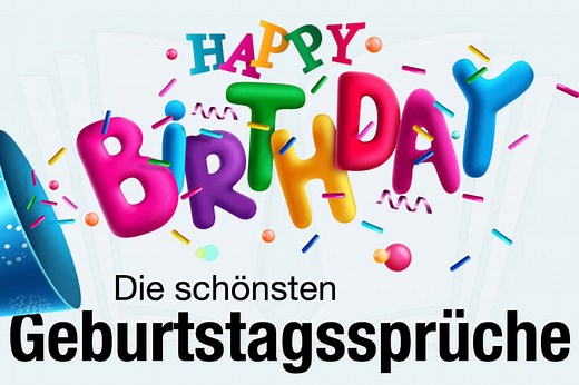 Geburtstagssprüche: kurz & lustig für Männer & Frauen