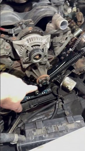 Fresh Engine Timing Kit on a Ford/Lincoln 5.4L VVT.