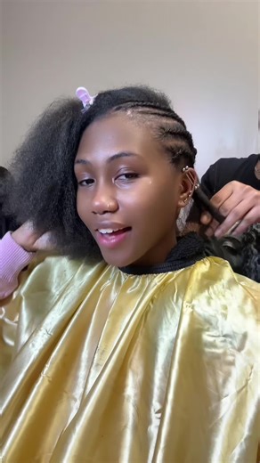 charlee (@lov3charlee)’s video of pink and black braids