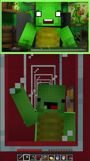 JJ's House Is Endless! 😱 - Minecraft Animation #shorts