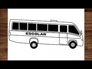 HOW TO DRAW AN ARCHED AND QUALIFIED SCHOOL BUS