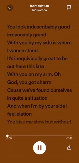 Inarticulation by Rio Romeo: Lyrics and Meaning