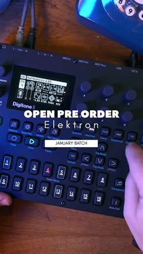 LEGATO on Instagram: "Pre-order are open for Elektron lineups: Tonverk Digitakt2 Digitone2 Model Sampel Etc. Please contact or DM our admins for more info. #elektron #tonverk #digitone2 #digitakt2"