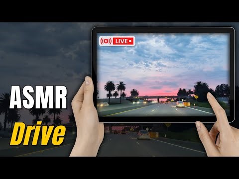 Experience the Magic of Sunset Driving on Ventura Freeway