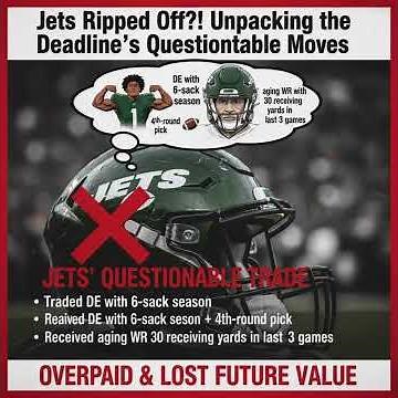 Jets RIPPED OFF?! 🤯 Breaking Down the Wild 2025 NFL Trade Deadline!
