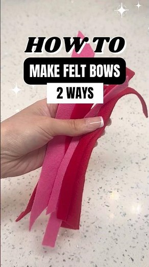 DIY Felt Bow 🎀 (2 Ways) Pick Your Favorite!