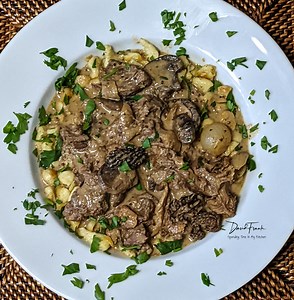 Beef Stroganoff and Spaetzle...a Great Combination! - Spending Time In My Kitchen