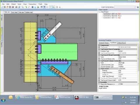 Gusset Plate and Brace Design with RISAConnection v2.0