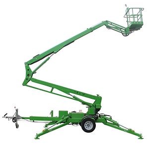 [Hot Item] 17m to 20m Aerial Work Man Basket Lift Platform Electric Towable Spider Boom Lift