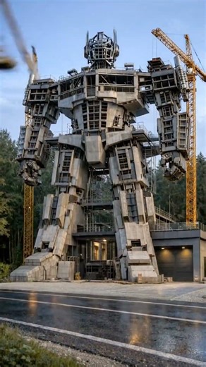 What if Optimus Prime transformed into a house? #dreamhome #shortsfeed #transformers