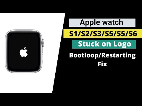 Apple Watch stuck on Logo,Boot loops,Keeps restarting fix.
