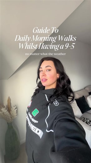 6 step guide to daily morning walks when you have a 9-5☀️🎧✨ I know it’s cold & the thought of getting up & going for a walk is the last thing you want to do when you wake up BUT your body will thank you for it🫶🏻 these are 6 simple steps I put in place to make it easier to get my morning walk in & after a few weeks it just becomes a habit🤍 #antiinflammatory #antiinflammatorylifestyle #antiinflammatorywalk #morningwalk #dailywalk