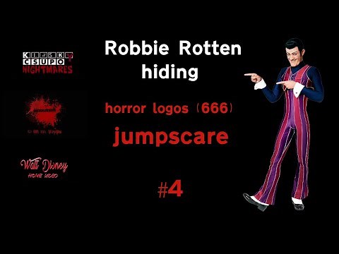 Robbie Rotten hiding the horror logos (666) jumpscare #4 (my version with bonus)