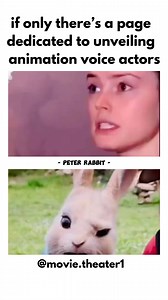 1.4M views · 10K reactions | Behind the voice Peter Rabbit #viral #fyp #reels #explore | Movie.theater1 | Facebook