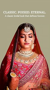 11 reactions | Where tradition meets timeless beauty. ❤️ A classic North Indian bride in her element — radiant, graceful, and every bit the queen she was meant to be. Makeup: @makeupbypratichi Lehenga: @kalkifashion Jewellery: @sonisapphire Captured by: @chitras_photography #MakeupByPratichi #BridalMakeup #RedLehengaBride #IndianBrideGoals #NorthIndianBride #BridalGlam #LuxuryMakeupArtist #PuneMUA #ClassicBride | Makeupbypratichi | Facebook