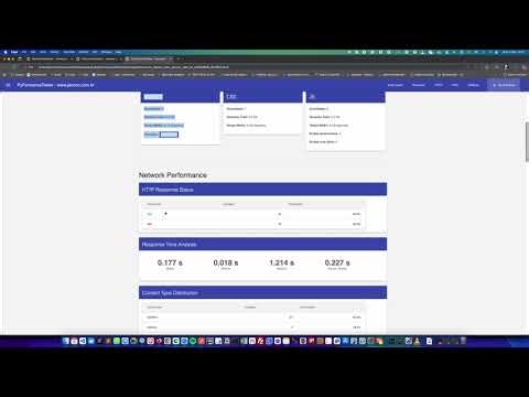 Pyformance - ferramenta Python para análise de desempenho de websites