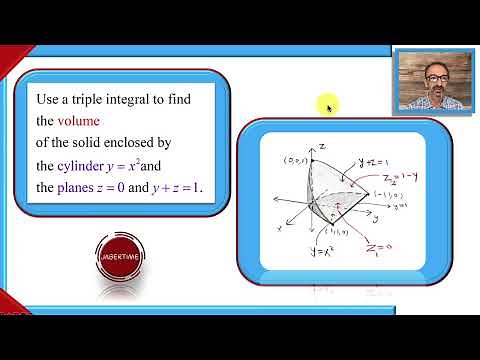 Use triple integral to find the volume of the solid enclosed by the cylinder y = x ^2 and the planes