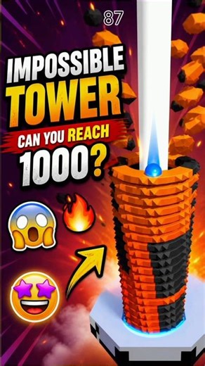 Stack ball 🤯 game video #stack #gaming #short