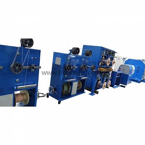 Solid Twisting Pitch Cable Assembly Machine Twisted Pair Laying-up Machine with 4 Head Lateral Wrapping Unit