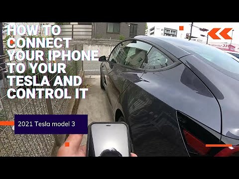 HOW TO CONNECT YOUR iPhone to your Tesla Model 3 TO CONTROL YOUR CAR