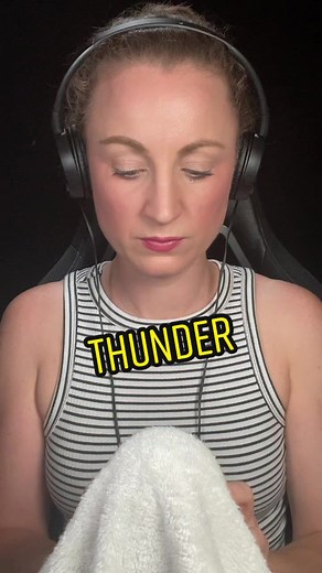 Relaxing ASMR Thunder Sounds by Foley Artist