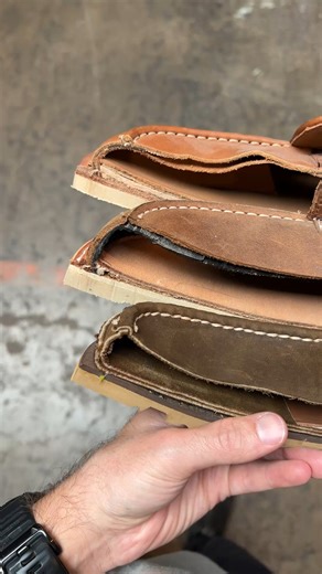 Real eyes realize real lies. Comparing the OG, patented Russell Moccasin Overlap Stitch, with some mock mocs. For Russell, it's not just a decorative detail. It actually seals out water and adds durability. The Rose Anvil x Russell Moccasin Co. Moc Daddy OG Moc Drops 10/30! Limited pairs, sign up for early access at the link in bio. ∆ | rose_anvil