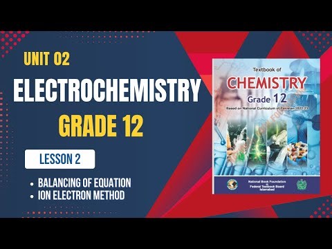 Unit 2: Electrochemistry | Balancing of Equations | Ion–Electron Method | Grade 12 Chemistry