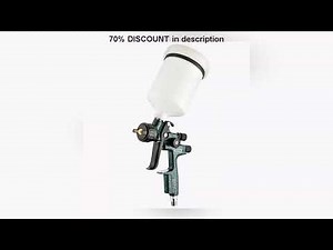 A must-have product! LISSON Starlight Version HVLP Type,1000B Spray Gun 1.3mm Stainless Steel Nozz