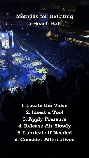 methods for deflating a beach ball #metallica