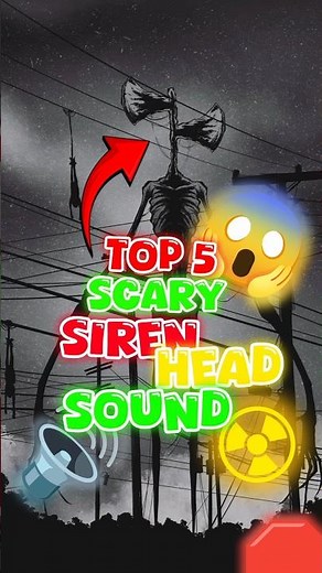 top 5 scary or TERRIFYING siren sound 🫣☢️