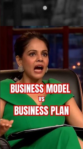 Business Model vs. Business Plan #businessknowledge #sharktankindia #enterpreneur