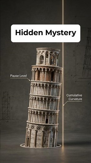 The Story of the Leaning Tower of Pisa #leaningtowerofpisa #towerofpisa #pisa #italy #engineering
