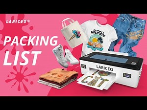 A3 L1800 DTF PRINTER VIDEO TUTORIALS - PACKING LIST