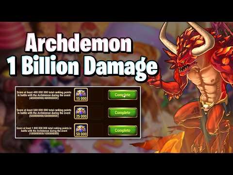 Hero Wars Anniversary Event 🔥 1 BILLION Damage, Archdemon Guide! Best Team & Strategy