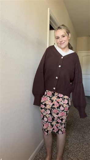 Watch Try on review- knit cardigan sweater on Amazon Live