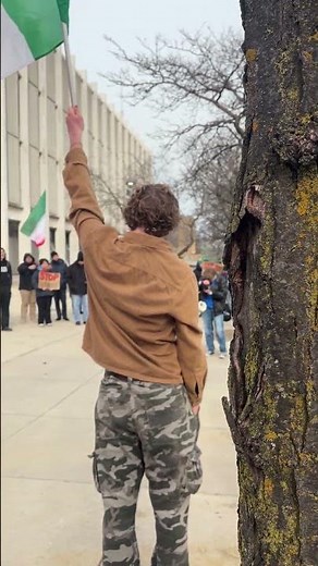 Protesters speak out against U.S.-Israel attack on Iran at Wayne State