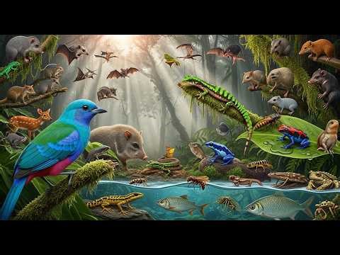 Relaxing Walk Through the Amazon Rainforest | From Forest Floor to Canopy (Ultra Realistic Nature)