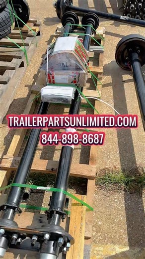  Shipping Out Heavy-Duty 7K Carter Trailer Axles — Built Stronger...