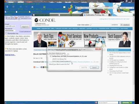 Step by Step Firmware Update Ricoh Printers -