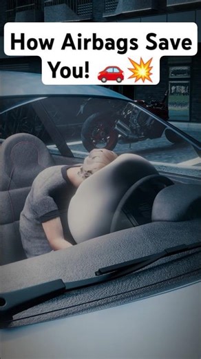 How Airbags Save You! 🚗💥